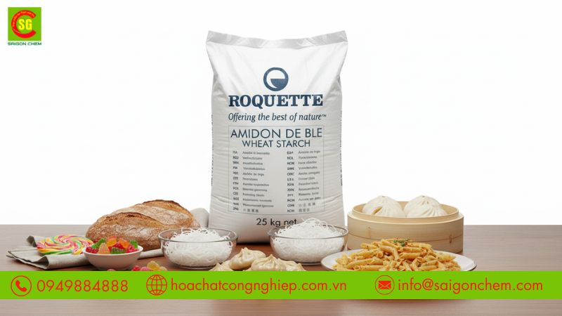 Tinh bột tàn mì dùng trong chế biến thực phẩm