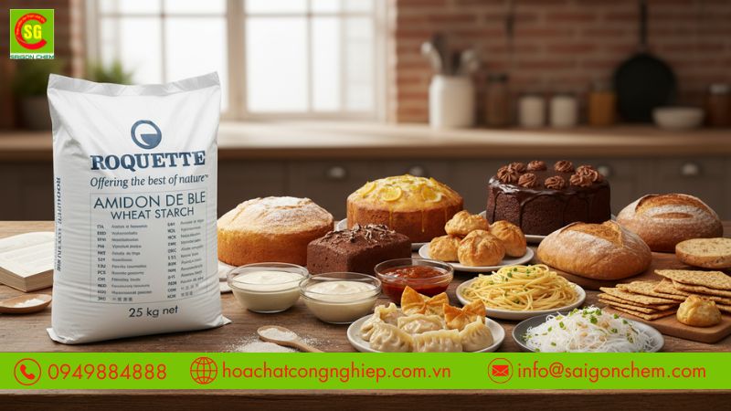 Các loại bột thay thế tinh bột tàn mì