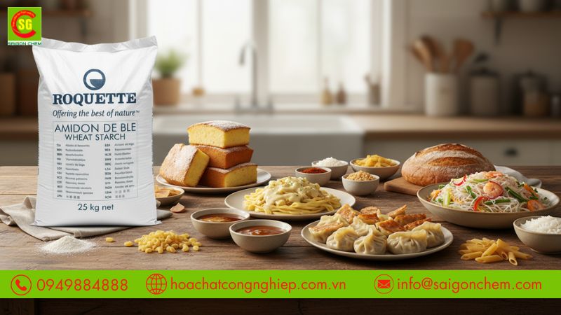 Công dụng tinh bột tàn mì trong chế biến thực phẩm