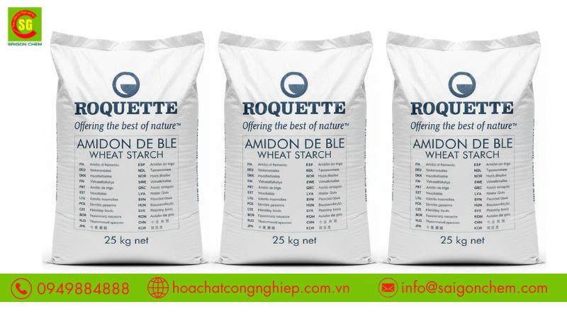 Tinh bột tàn mì wheat starch dạng bột trắng mịn