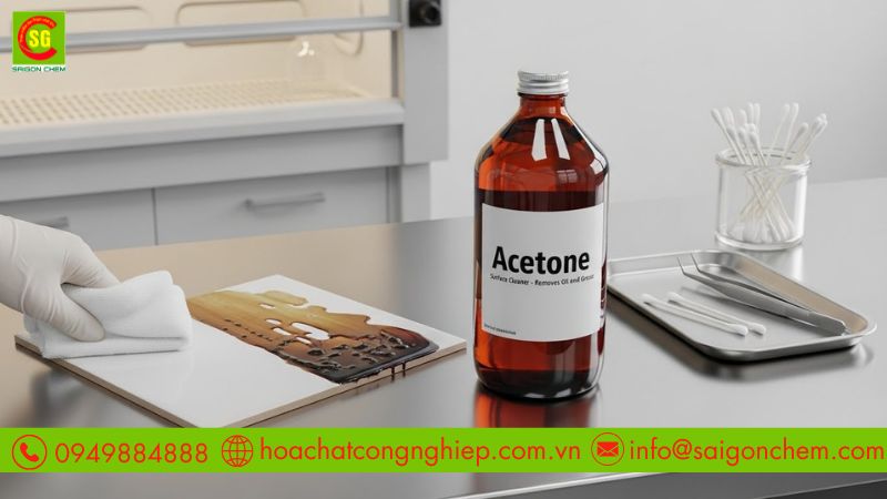 Ứng dụng quan trọng của acetone trong c&ocirc;ng nghiệp cao su