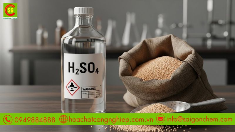 Acid sulfuric trong tổng hợp các dạng phân bón chứa S và N