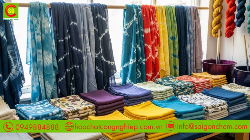 Gi&uacute;p c&aacute;c phản ứng xử l&yacute; tr&ecirc;n sợi diễn ra hiệu quả, giảm thất tho&aacute;t h&oacute;a chất