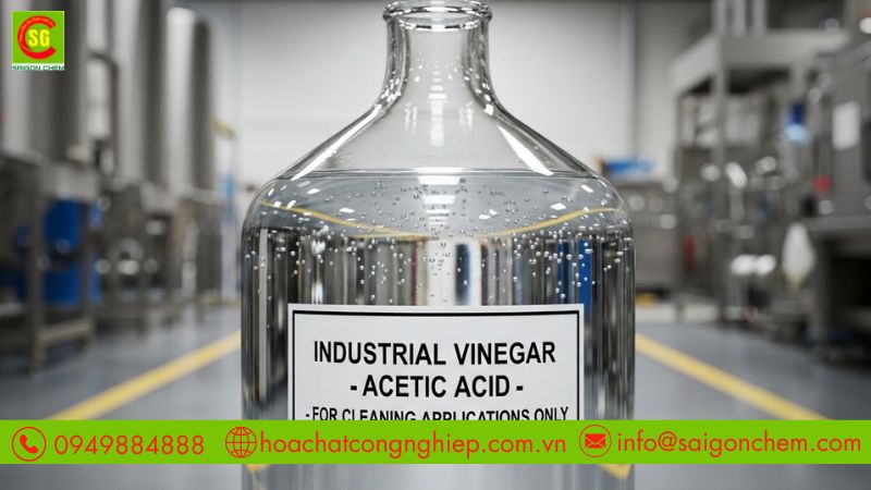 Lý do nên chọn giấm công nghiệp acid axetic dùng tẩy rửa