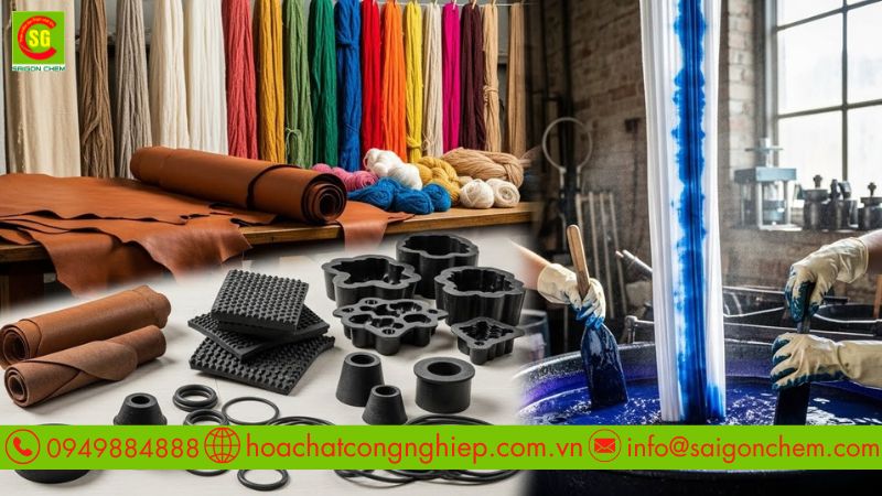 Hợp chất trong ng&agrave;nh dệt nhuộm