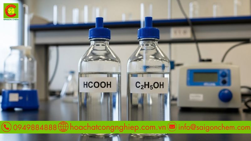 Phản ứng giữa HCOOH và C2H5OH trong hóa học