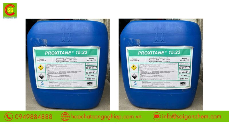 Cấu tạo h&oacute;a học của Acid Peracetic 