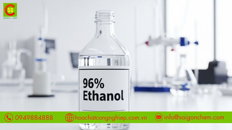 Cồn 96 dạng dung dịch ethanol