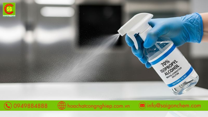 Sức mạnh của cồn s&aacute;t khuẩn y tế trong y học
