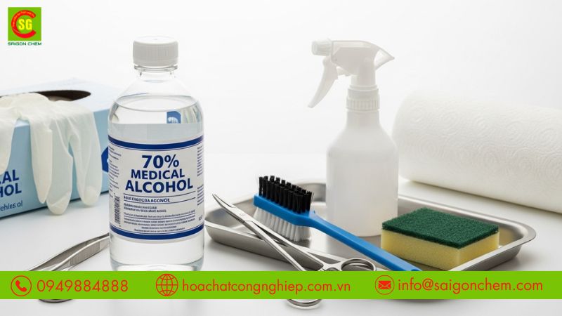 Đ&acirc;y l&agrave; c&acirc;u trả lời cho cồn y tế 70 độ d&ugrave;ng để l&agrave;m g&igrave;