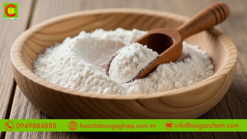 Cloramin B ở dạng bột có tính ổn định cao hơn Oxi hóa lỏng khác