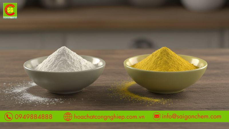 Cấu trúc đa nhân của poly aluminium chloride pac tăng cường keo tụ hạt bẩn