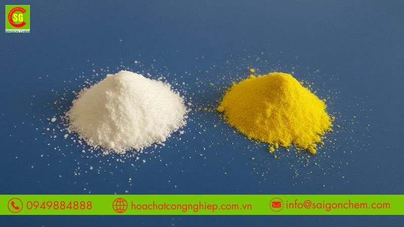 C&aacute;c loại PAC kh&aacute;c nhau theo chất lượng, gi&aacute; cả thể hiện sự kh&aacute;c biệt