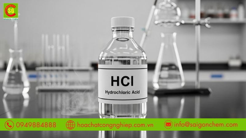 Mức độ nguy hiểm của axit HCL đối với m&ocirc; sống