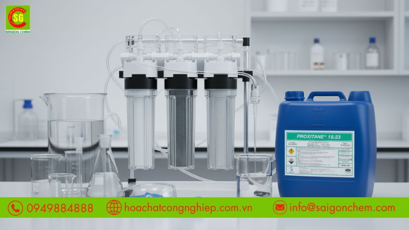 Nguyên liệu và dụng cụ cần chuẩn bị trước khi thực hiện cách pha Proxitane 15:23