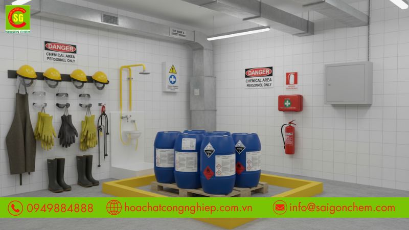 Lưu &yacute; an to&agrave;n khi sử dụng formic acid