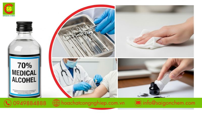 An to&agrave;n l&agrave; tr&ecirc;n hết với cồn y tế 70 độ