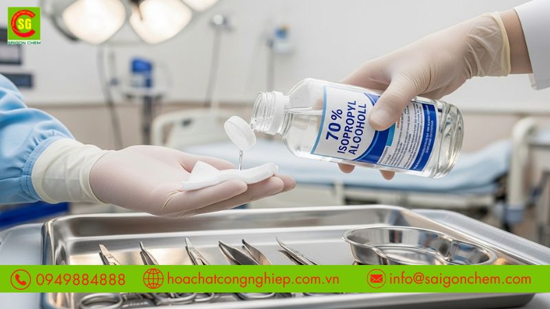 Biến động gi&aacute; cồn y tế 70 độ phụ thuộc v&agrave;o thị trường