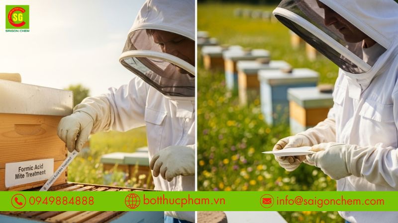An toàn khi sử dụng acid formic