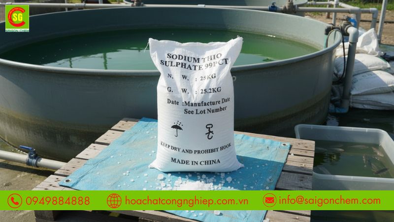 Sodium thiosulfate gi&uacute;p khử clo v&agrave; giảm oxy h&oacute;a nước