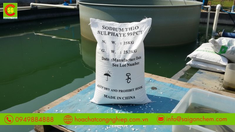 Sodium thiosulfate gi&uacute;p khử clo v&agrave; giảm oxy h&oacute;a nước