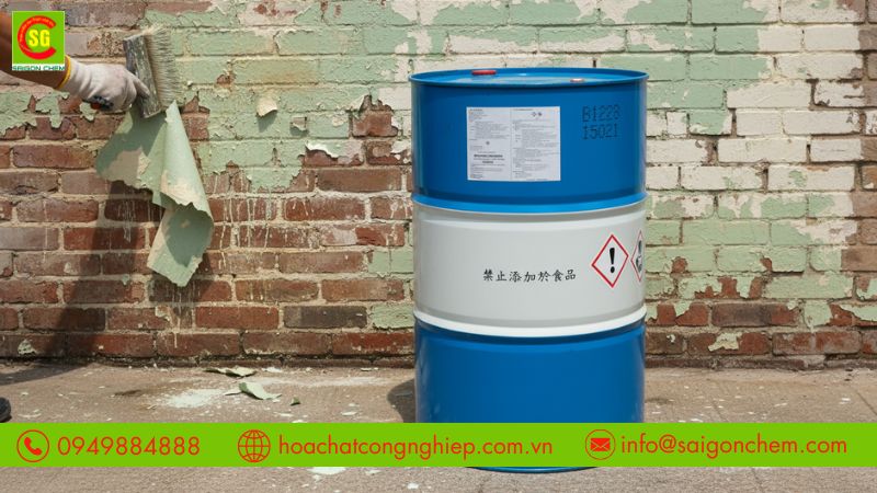 Lưu &yacute; an to&agrave;n khi sử dụng methylene chloride tẩy sơn