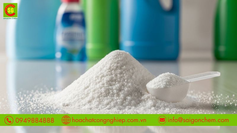 Borax tăng hiệu quả tẩy rửa và làm mềm nước