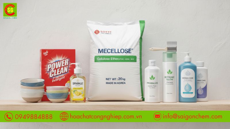 T&iacute;nh chất nổi bật của Hydroxyethyl Cellulose trong ứng dụng