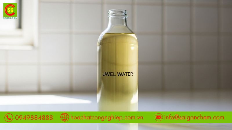 Nước Javel dung dịch NaClO c&oacute; khả năng khử tr&ugrave;ng mạnh