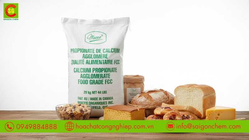 Ứng dụng Calcium Propionate trong ng&agrave;nh thực phẩm