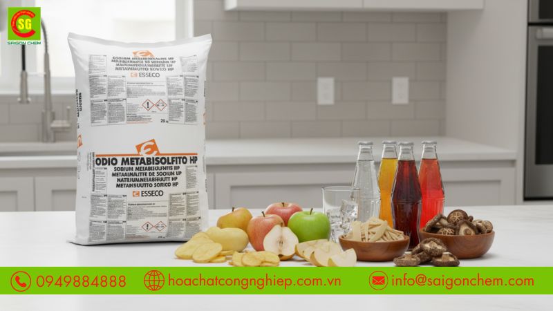 Đ&aacute;nh gi&aacute; mức độ an to&agrave;n của natri metabisulfit trong thực phẩm